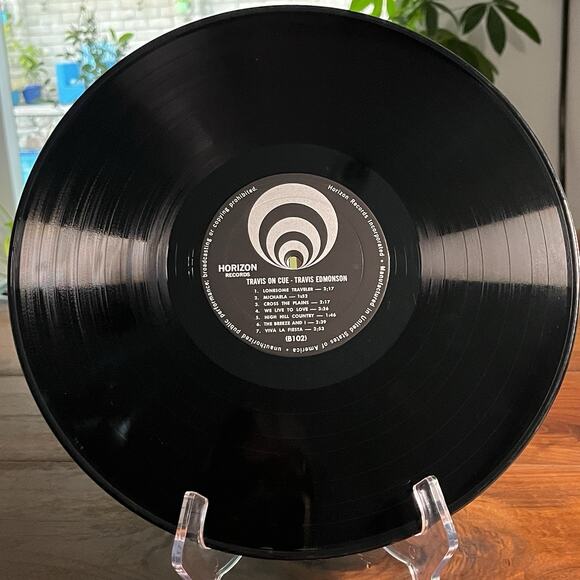 Travis Edmonson Travis On Cue Vinyl LP 1962 Horizon Records WP-1606 - Picture 6 of 7